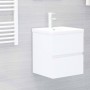 Mueble con lavabo madera de ingeniería blanco von , Badezimmerwaschtische - Ref: Foro24-3071531, Preis: 133,38 €, Rabatt: %