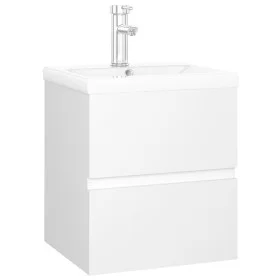 Mueble con lavabo madera de ingeniería gris by , bathroom vanities - Ref: Foro24-3071621, Price: 167,29 €, Discount: %