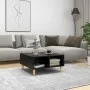 Mesa de centro madera contrachapada negro 60x60x30 cm de , Mesas de centro - Ref: Foro24-805978, Precio: 45,58 €, Descuento: %