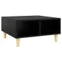 Mesa de centro madera contrachapada negro 60x60x30 cm de , Mesas de centro - Ref: Foro24-805978, Precio: 45,58 €, Descuento: %