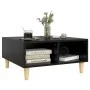 Mesa de centro madera contrachapada negro 60x60x30 cm de , Mesas de centro - Ref: Foro24-805978, Precio: 45,58 €, Descuento: %