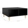 Mesa de centro madera contrachapada negro 60x60x30 cm de , Mesas de centro - Ref: Foro24-805978, Precio: 45,58 €, Descuento: %
