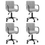Sillas de comedor giratorias 4 uds de terciopelo gris claro von , Essstühle - Ref: Foro24-3088012, Preis: 247,86 €, Rabatt: %