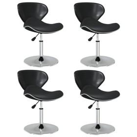 Sillas de comedor 4 unidades cuero sintético negro von , Essstühle - Ref: Foro24-3088576, Preis: 202,81 €, Rabatt: %