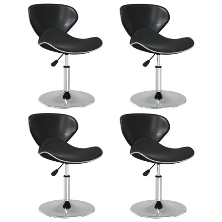 Sillas de comedor 4 unidades cuero sintético negro von , Essstühle - Ref: Foro24-3088576, Preis: 202,81 €, Rabatt: %
