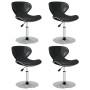 Sillas de comedor 4 unidades cuero sintético negro von , Essstühle - Ref: Foro24-3088576, Preis: 202,81 €, Rabatt: %