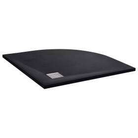 SMC Duschwanne schwarz 90x90 cm von vidaXL, Duschwannen - Ref: Foro24-146527, Preis: 160,48 €, Rabatt: %
