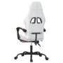 Silla gaming con reposapiés cuero sintético blanco y rosa by , Gaming chairs - Ref: Foro24-3143863, Price: 117,21 €, Discount: %