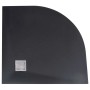 Plato de ducha SMC negro 90x90 cm