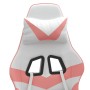 Silla gaming con reposapiés cuero sintético blanco y rosa by , Gaming chairs - Ref: Foro24-3143863, Price: 119,03 €, Discount: %