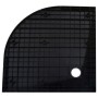 Plato de ducha SMC negro 90x90 cm
