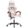 Gaming-Stuhl aus weißem und rosafarbenem Kunstleder von , Gaming-Stühle - Ref: Foro24-3143875, Preis: 108,45 €, Rabatt: %
