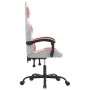 Gaming-Stuhl aus weißem und rosafarbenem Kunstleder von , Gaming-Stühle - Ref: Foro24-3143875, Preis: 108,45 €, Rabatt: %