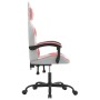 Gaming-Stuhl aus weißem und rosafarbenem Kunstleder von , Gaming-Stühle - Ref: Foro24-3143875, Preis: 108,44 €, Rabatt: %
