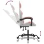 Gaming-Stuhl aus weißem und rosafarbenem Kunstleder von , Gaming-Stühle - Ref: Foro24-3143875, Preis: 108,45 €, Rabatt: %