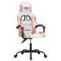 Gaming-Stuhl aus weißem und rosafarbenem Kunstleder von , Gaming-Stühle - Ref: Foro24-3143875, Preis: 108,45 €, Rabatt: %