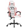 Gaming-Stuhl aus weißem und rosafarbenem Kunstleder von , Gaming-Stühle - Ref: Foro24-3143875, Preis: 108,44 €, Rabatt: %