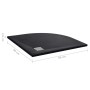 Plato de ducha SMC negro 90x90 cm