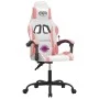 Silla gaming giratoria cuero sintético blanco y rosa de , Sillones para videojuegos - Ref: Foro24-349576, Precio: 108,44 €, D...