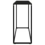 Mesa consola vidrio templado negro 100x35x75 cm de vidaXL, Mesas auxiliares - Ref: Foro24-322812, Precio: 52,50 €, Descuento: %
