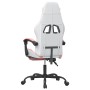 Silla gaming giratoria y reposapiés cuero sintético blanco rosa by , Gaming chairs - Ref: Foro24-349588, Price: 119,48 €, Dis...