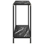 Schwarzer Konsolentisch aus gehärtetem Glas 80x35x75 cm von vidaXL, Seitentische - Ref: Foro24-322834, Preis: 68,30 €, Rabatt: %