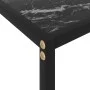 Black tempered glass console table 80x35x75 cm by vidaXL, Side tables - Ref: Foro24-322834, Price: 67,03 €, Discount: %