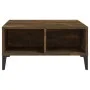 Mesa de centro madera de ingeniería roble ahumado 60x60x30 cm de , Mesas de centro - Ref: Foro24-813167, Precio: 49,31 €, Des...