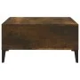 Mesa de centro madera de ingeniería roble ahumado 60x60x30 cm de , Mesas de centro - Ref: Foro24-813167, Precio: 49,31 €, Des...