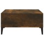 Mesa de centro madera de ingeniería roble ahumado 60x60x30 cm by , Coffee table - Ref: Foro24-813167, Price: 50,61 €, Discoun...