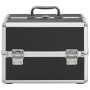 Maletín de maquillaje aluminio negro 22x30x21 cm by , toiletry bags - Ref: Foro24-91829, Price: 43,05 €, Discount: %