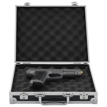 Maletín para armas de aluminio y ABS negro by , Firearm cases - Ref: Foro24-91869, Price: 27,98 €, Discount: %
