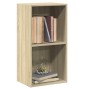 Estantería 2 niveles contrachapada color roble 40x30x76,5cm von , Bücherregale und Regale - Ref: Foro24-800930, Preis: 39,91 ...