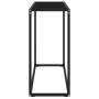Konsolentisch aus schwarzem gehärtetem Glas 80x35x75 cm von vidaXL, Seitentische - Ref: Foro24-322808, Preis: 49,36 €, Rabatt: %