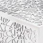 Mesa de centro con diseño geométrico calado aluminio plateado by , Coffee table - Ref: Foro24-242328, Price: 271,90 €, Discou...
