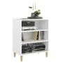 Aparador de madera contrachapada blanco 57x35x70 cm by , Sideboards - Ref: Foro24-806049, Price: 53,12 €, Discount: %