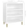 Aparador de madera contrachapada blanco 57x35x70 cm by , Sideboards - Ref: Foro24-806049, Price: 53,12 €, Discount: %