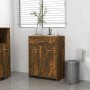 Armario baño madera contrachapada roble ahumado 60x33x80 cm von , Badezimmermöbel - Ref: Foro24-815663, Preis: 71,69 €, Rabat...
