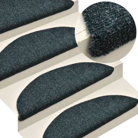 Alfombrilla autoadhesiva de escalera 5 uds 56x17x3 cm verde by , Stair mats - Ref: Foro24-149696, Price: 18,21 €, Discount: %