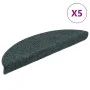 Alfombrilla autoadhesiva de escalera 5 uds 56x17x3 cm verde by , Stair mats - Ref: Foro24-149696, Price: 17,27 €, Discount: %