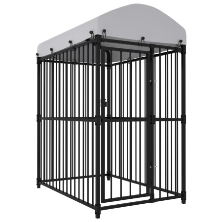 Perrera de exterior con techo 150x100x175 cm von , Hundehütten und Zäune - Ref: Foro24-170889, Preis: 328,77 €, Rabatt: %