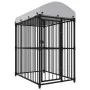 Perrera de exterior con techo 150x100x175 cm de , Casetas y cercados para perros - Ref: Foro24-170889, Precio: 322,54 €, Desc...
