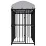Perrera de exterior con techo 150x100x175 cm de , Casetas y cercados para perros - Ref: Foro24-170889, Precio: 322,54 €, Desc...