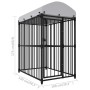 Perrera de exterior con techo 150x100x175 cm von , Hundehütten und Zäune - Ref: Foro24-170889, Preis: 328,77 €, Rabatt: %