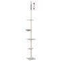 Árbol rascador gatos suelo a techo gris claro 263,5-289,5 cm von , Katzenmöbel - Ref: Foro24-171709, Preis: 85,20 €, Rabatt: %