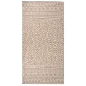 Alfombra de exterior de tejido plano rayas marrones 100x200 cm von , Teppiche - Ref: Foro24-340864, Preis: 46,90 €, Rabatt: %
