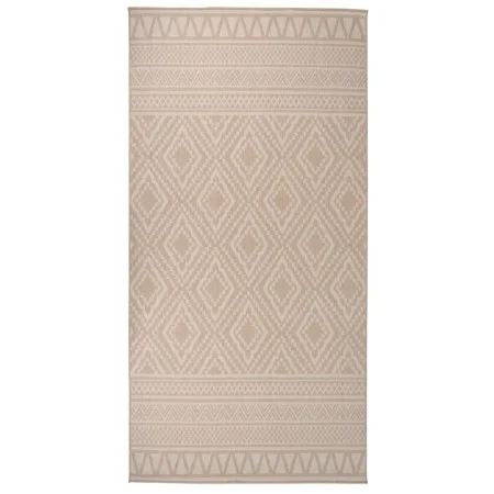 Alfombra de exterior de tejido plano rayas marrones 100x200 cm von , Teppiche - Ref: Foro24-340864, Preis: 38,08 €, Rabatt: %