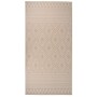 Alfombra de exterior de tejido plano rayas marrones 100x200 cm de , Alfombras - Ref: Foro24-340864, Precio: 46,90 €, Descuent...