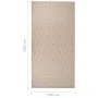 Alfombra de exterior de tejido plano rayas marrones 100x200 cm von , Teppiche - Ref: Foro24-340864, Preis: 38,08 €, Rabatt: %