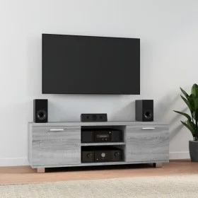 Mueble de TV madera contrachapada gris Sonoma 120x40,5x35 cm de , Muebles TV - Ref: Foro24-342620, Precio: 80,38 €, Descuento: %